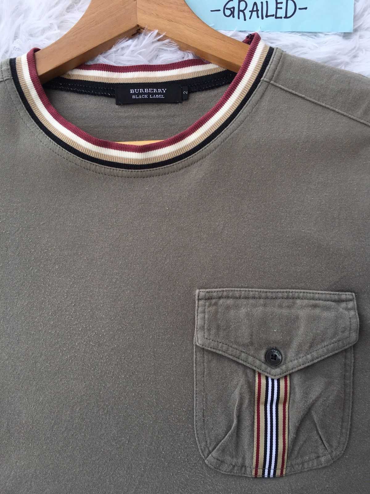 Burberry Rare Vintage Burberry Black Label Checkered Tshirt Size US S / EU 44-46 / 1 - 7 Thumbnail