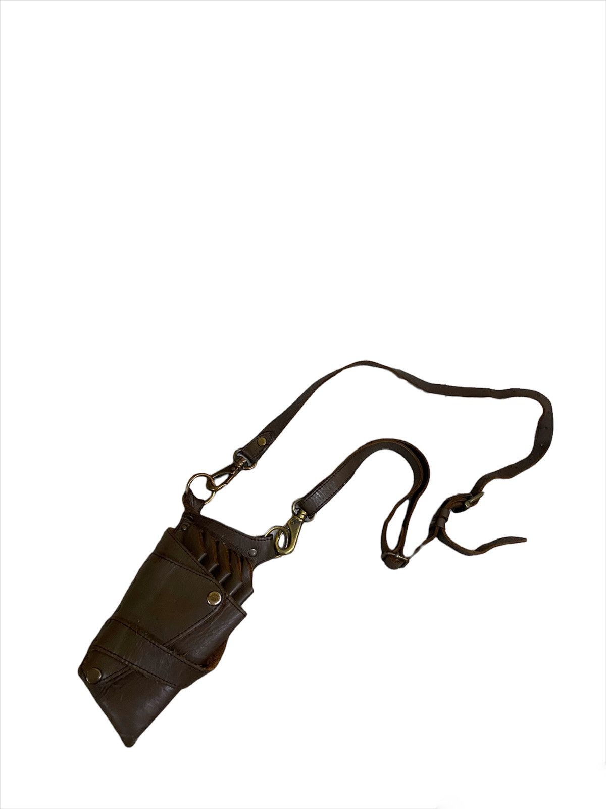 Vintage Leather Bag Pistols