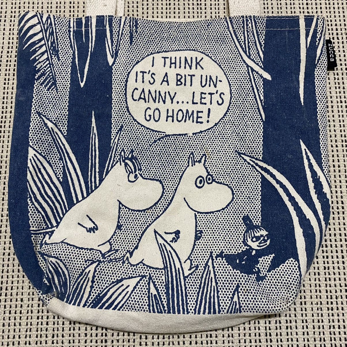 Issey Miyake × Japanese Brand × Zucca Issey Miyake Zucca x Moomin Cartoon Tote Bag Designer Size ONE SIZE - 3 Thumbnail