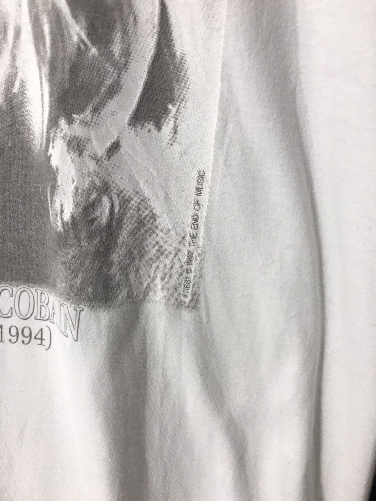 Band Tees × Vintage Vintage Kurt Cobain (1967-1994) Bootleg Nirvana Band Tees Size US S / EU 44-46 / 1 - 4 Thumbnail