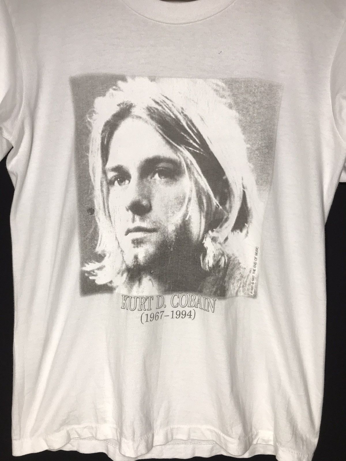 Band Tees × Vintage Vintage Kurt Cobain (1967-1994) Bootleg Nirvana Band Tees Size US S / EU 44-46 / 1 - 3 Thumbnail