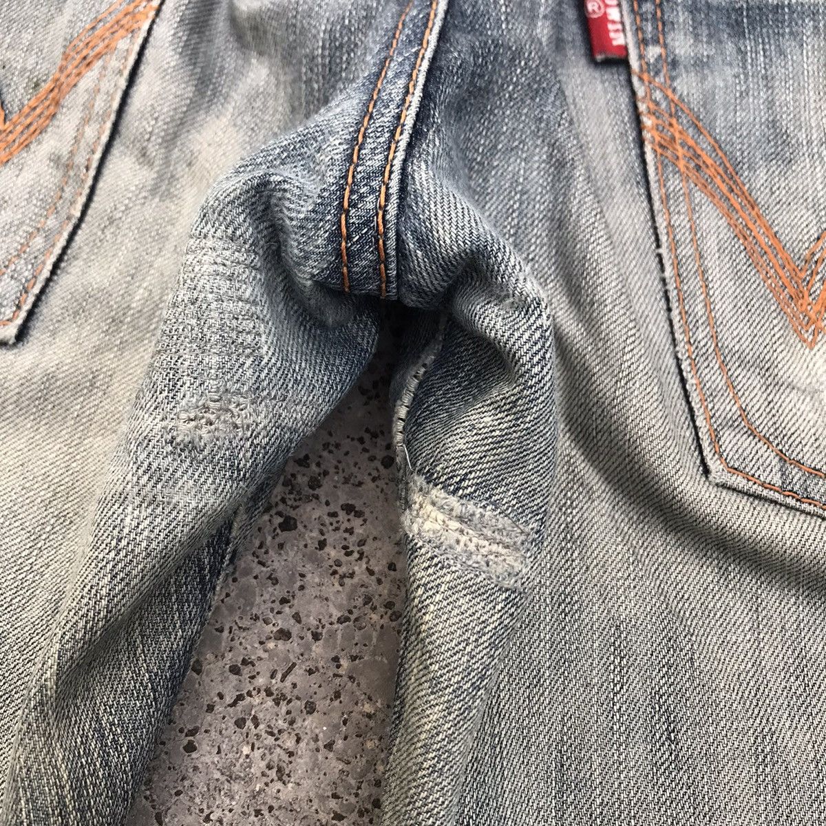 Edwin 💥W32 Vintage Edwin Japan Distressed Blue Wash Jeans Size US 32 / EU 48 - 16 Thumbnail