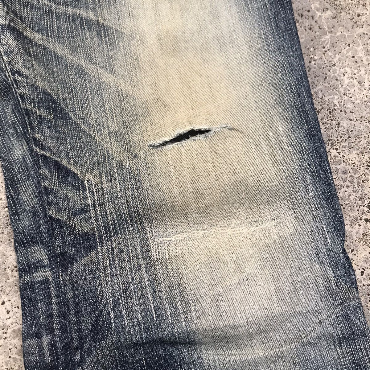 Edwin 💥W32 Vintage Edwin Japan Distressed Blue Wash Jeans Size US 32 / EU 48 - 6 Thumbnail