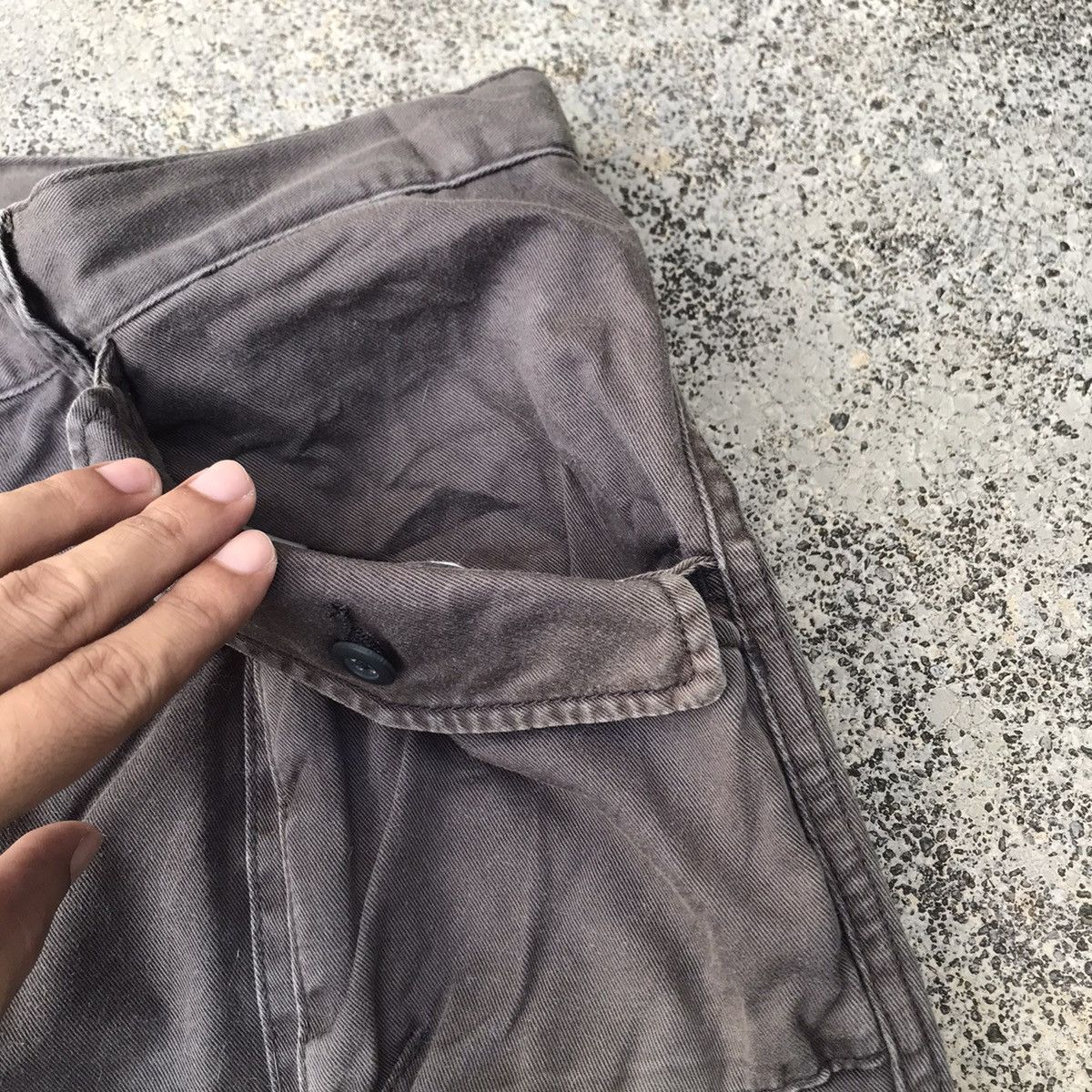 Japanese Brand Japanese Vintage Trousers Faded Tactical Cargo Pants Size US 35 - 7 Thumbnail