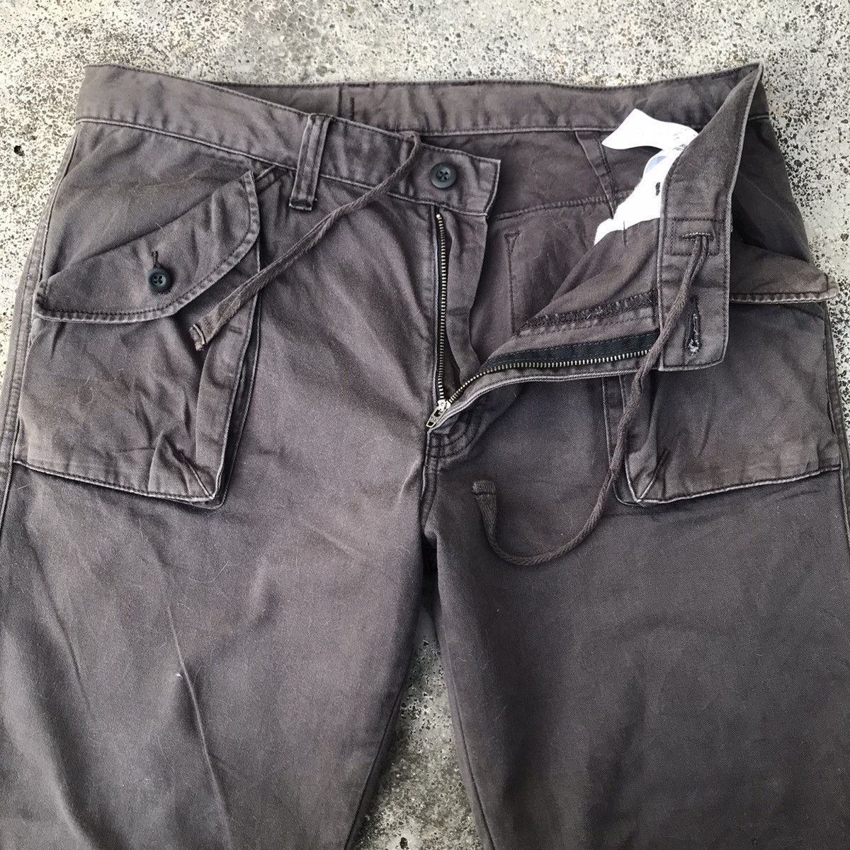 Japanese Brand Japanese Vintage Trousers Faded Tactical Cargo Pants Size US 35 - 9 Thumbnail