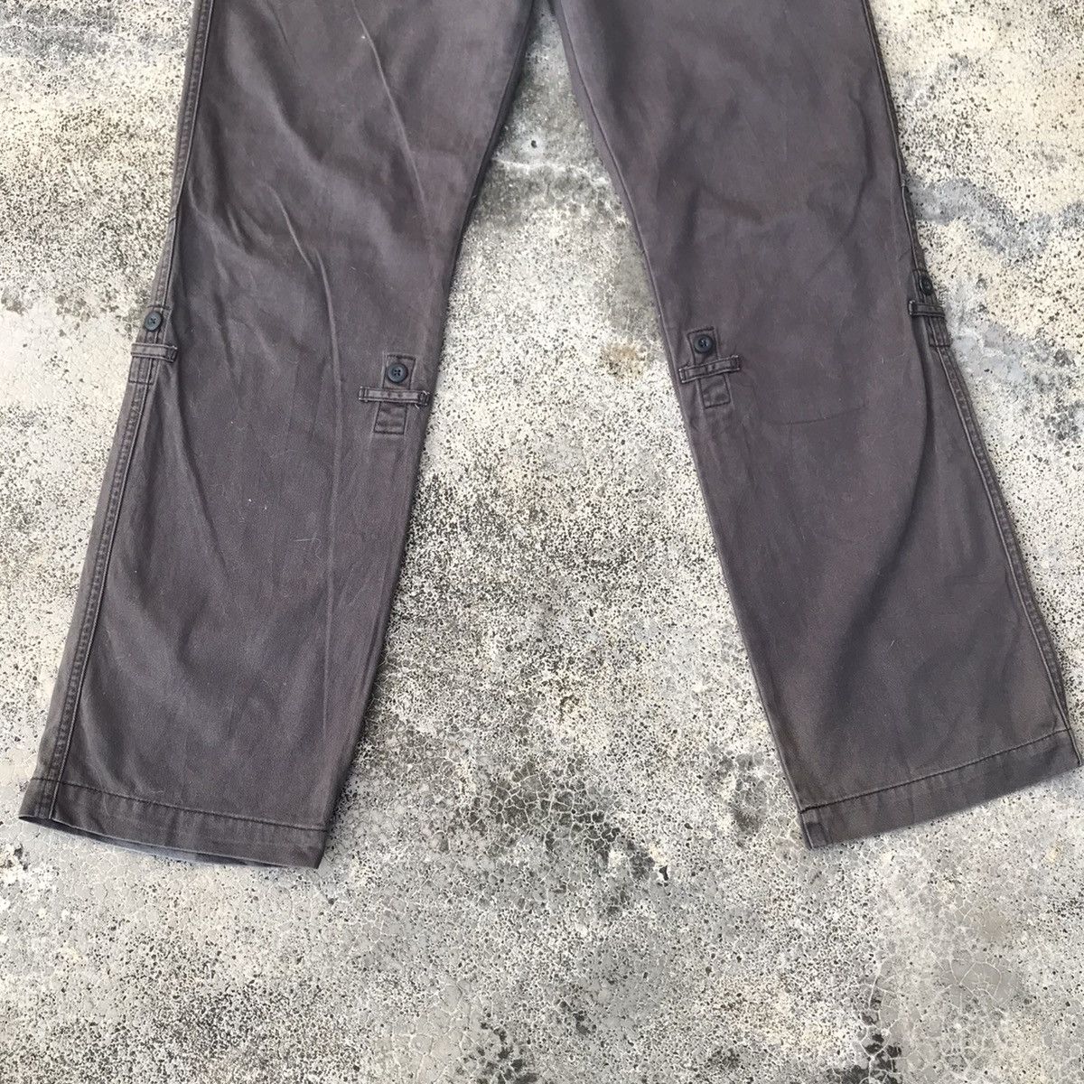 Japanese Brand Japanese Vintage Trousers Faded Tactical Cargo Pants Size US 35 - 3 Thumbnail