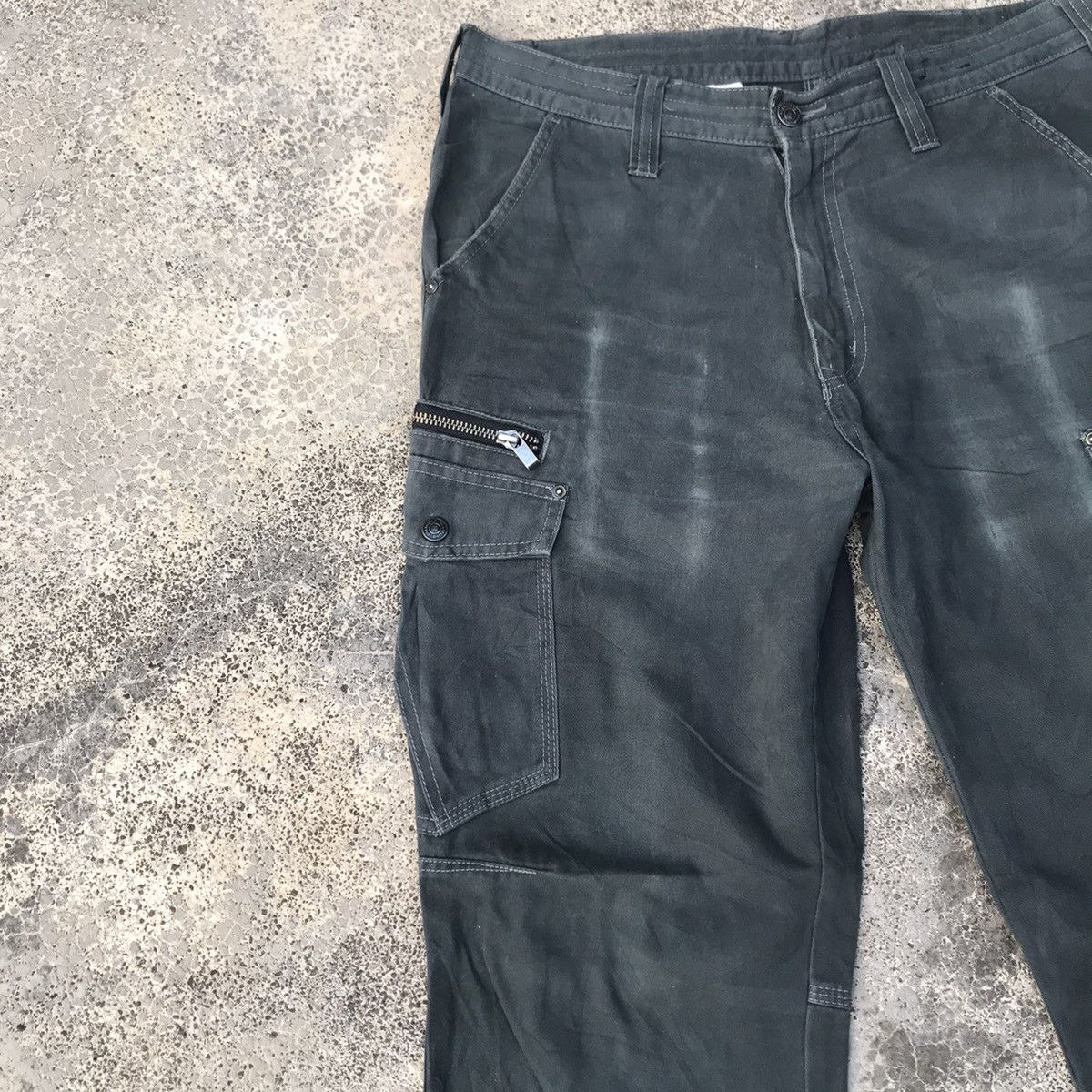 Japanese Brand Japanese Brand Faded Utility Tactical Cargo Pants Size US 33 - 4 Thumbnail