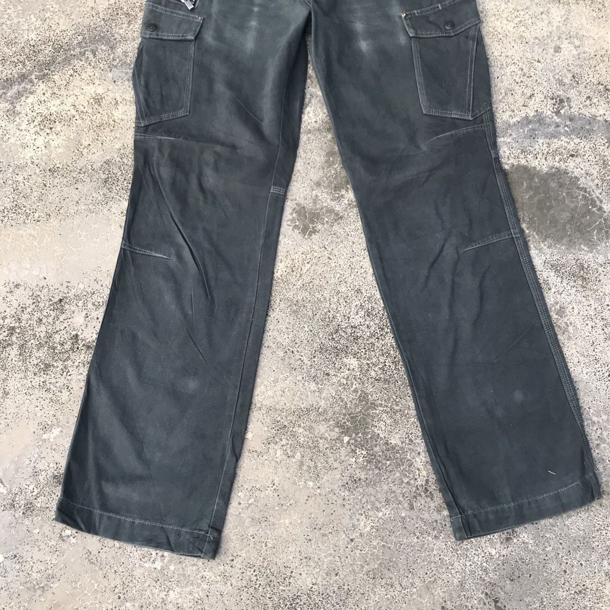 Japanese Brand Japanese Brand Faded Utility Tactical Cargo Pants Size US 33 - 3 Thumbnail