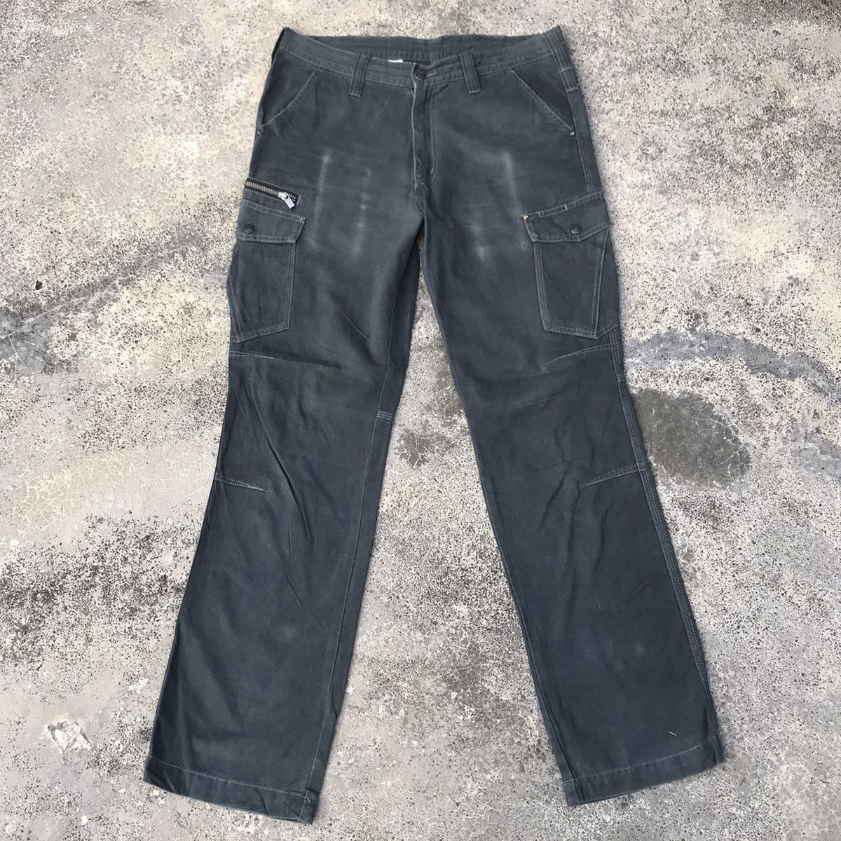 Japanese Brand Japanese Brand Faded Utility Tactical Cargo Pants Size US 33 - 1 Thumbnail