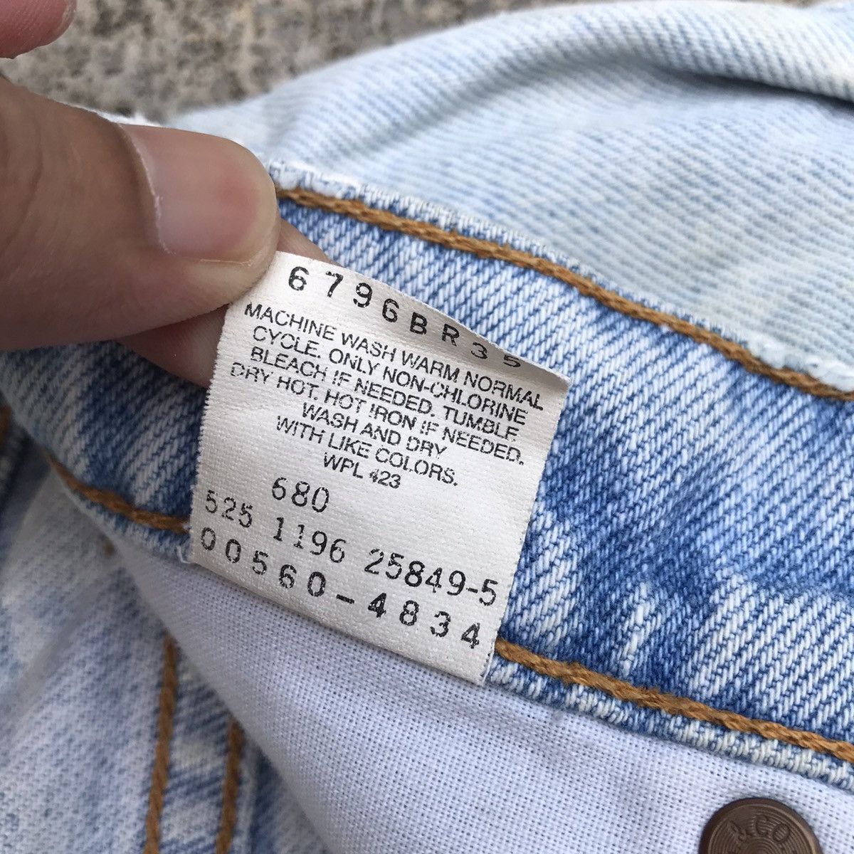 Levis Faded Levi’s 560 Denim Light Wash Dirty Pants