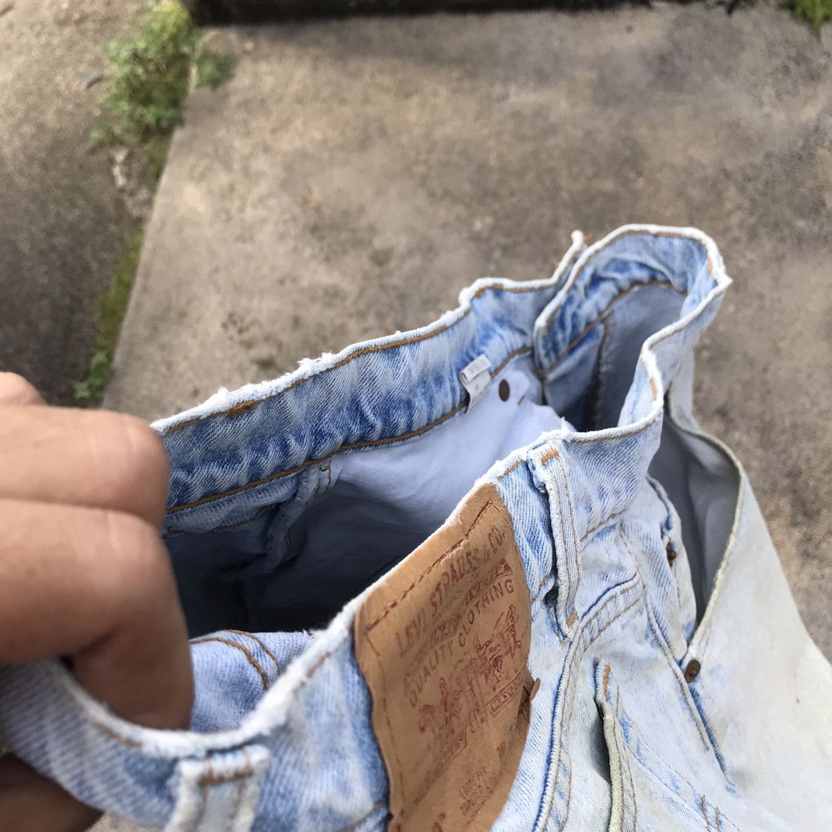 Levis Faded Levi’s 560 Denim Light Wash Dirty Pants