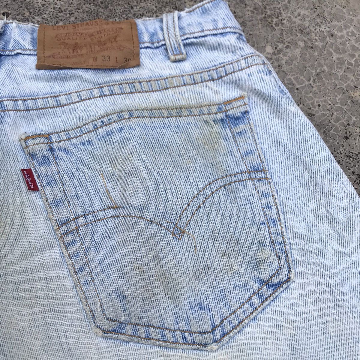 Levis Faded Levi’s 560 Denim Light Wash Dirty Pants