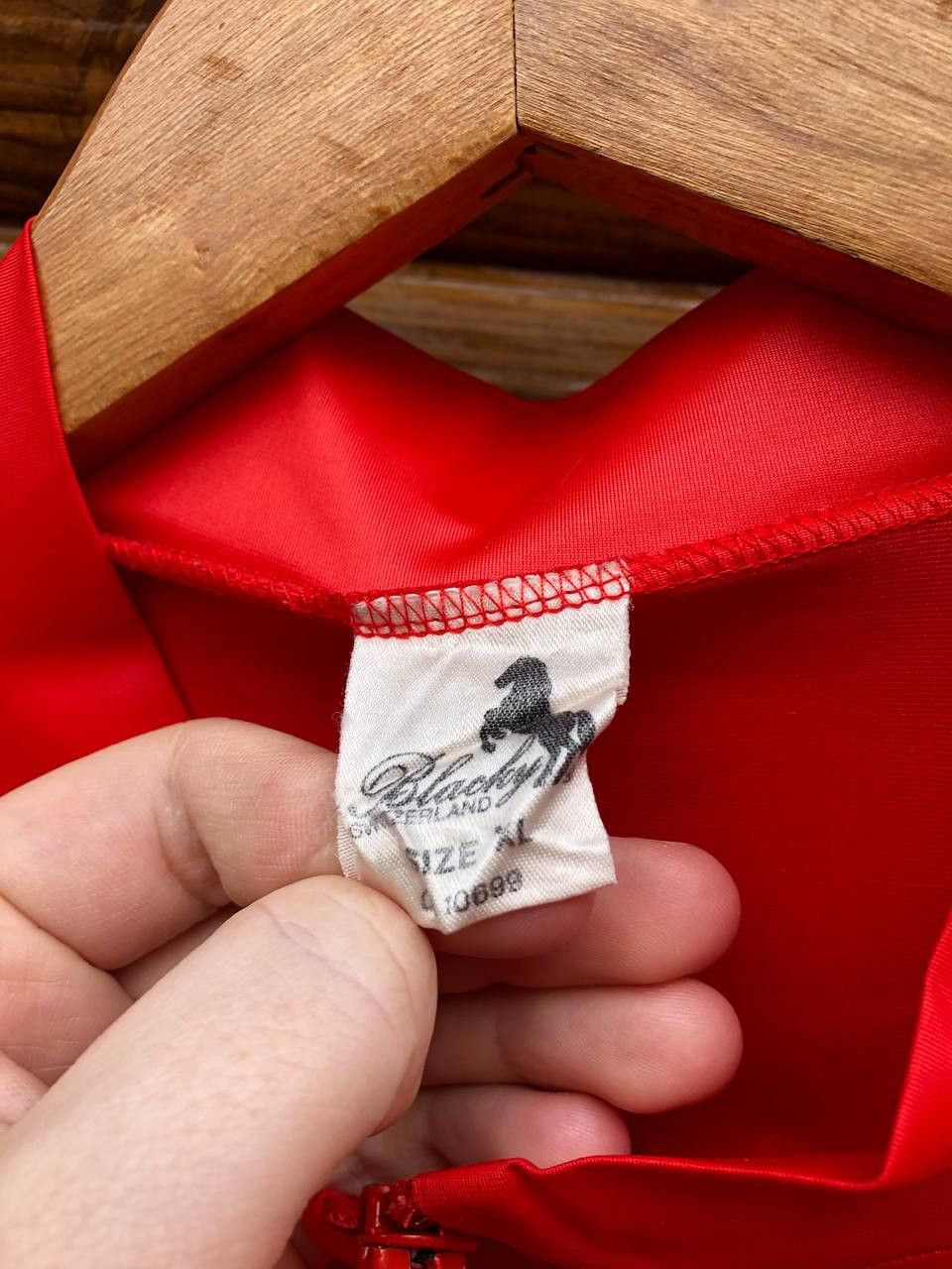 Vintage Switzerland, Swiss, Blacky, vintage football track jacket Size US XL / EU 56 / 4 - 6 Thumbnail