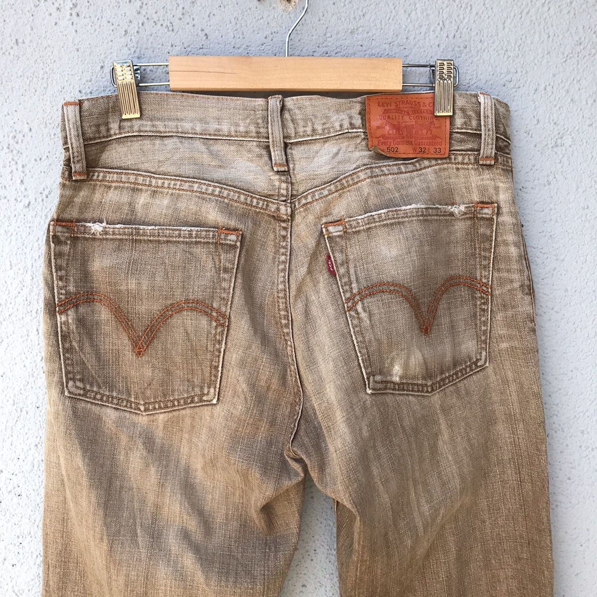 Levi's Vintage Levis 502 Classic Jeans Distressed Denim Pants Size US 32 / EU 48 - 18 Thumbnail