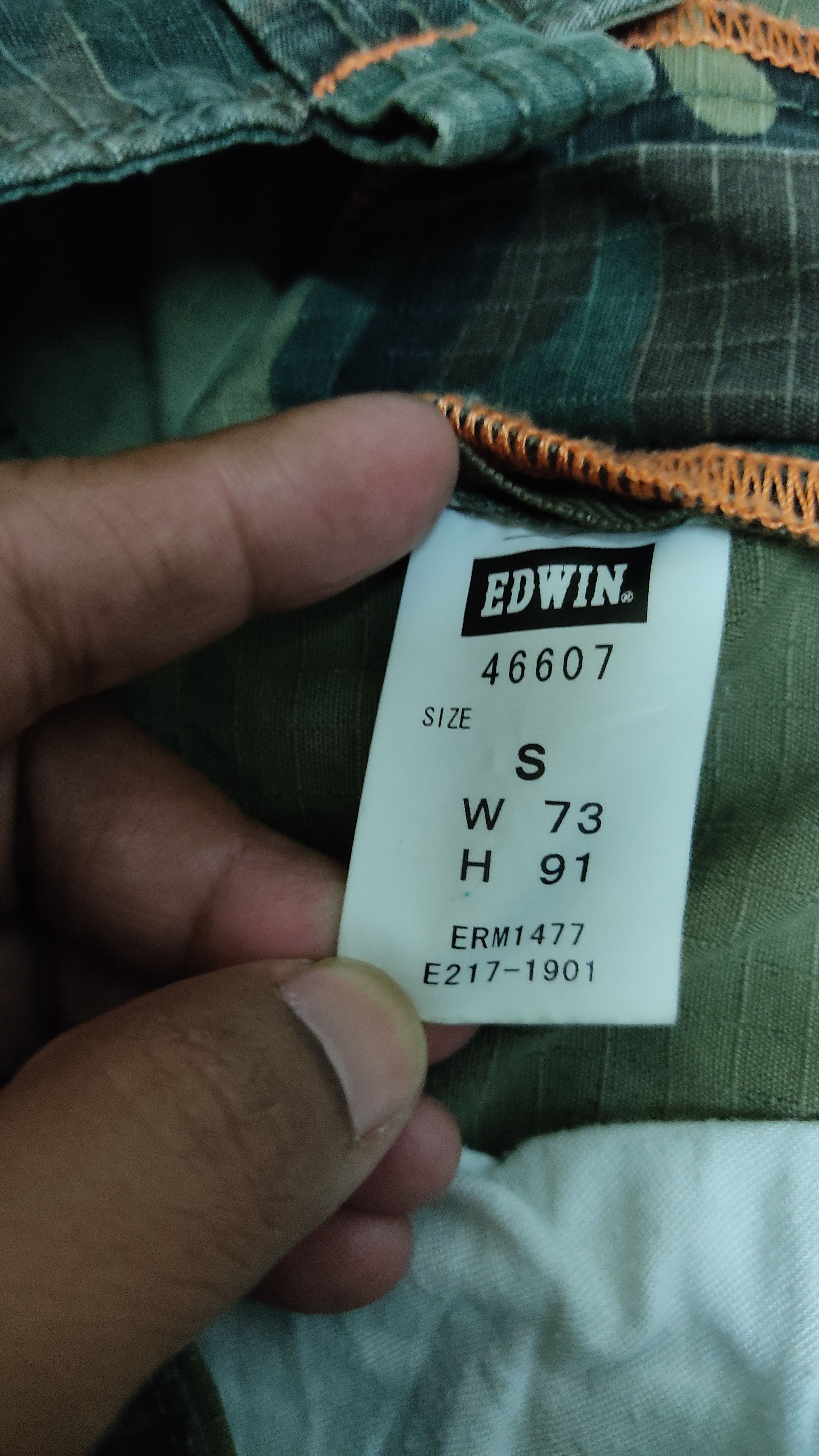 Edwin × Japanese Brand EDWIN CAMO CARGO PANTS Size US 30 / EU 46 - 12 Thumbnail