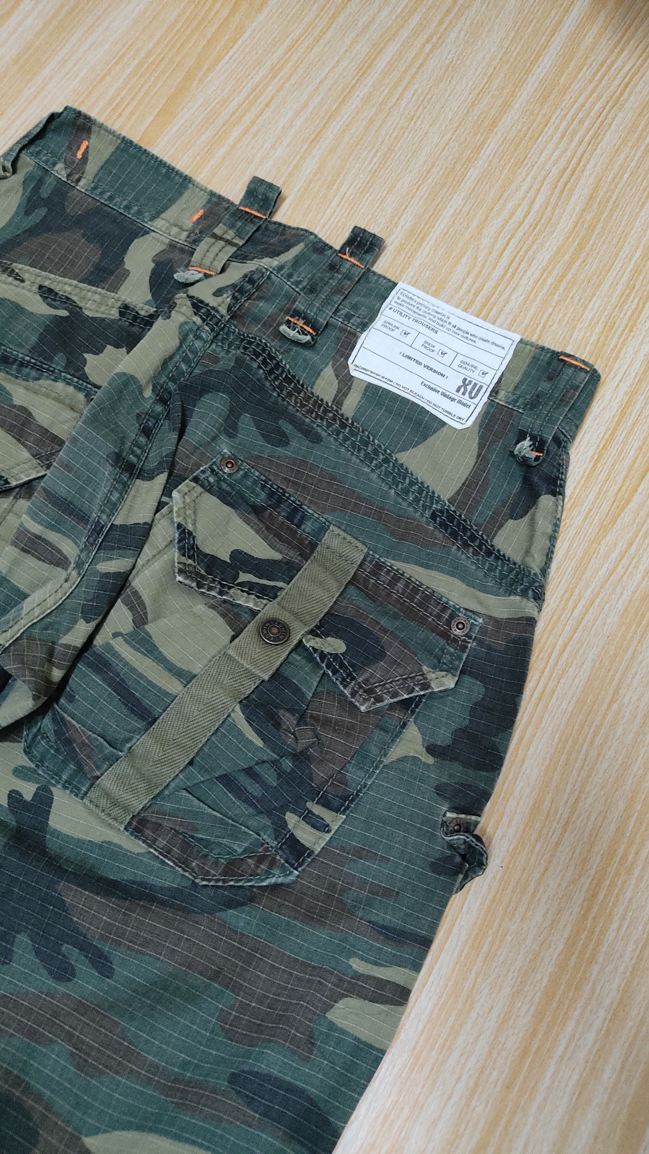 Edwin × Japanese Brand EDWIN CAMO CARGO PANTS Size US 30 / EU 46 - 7 Thumbnail