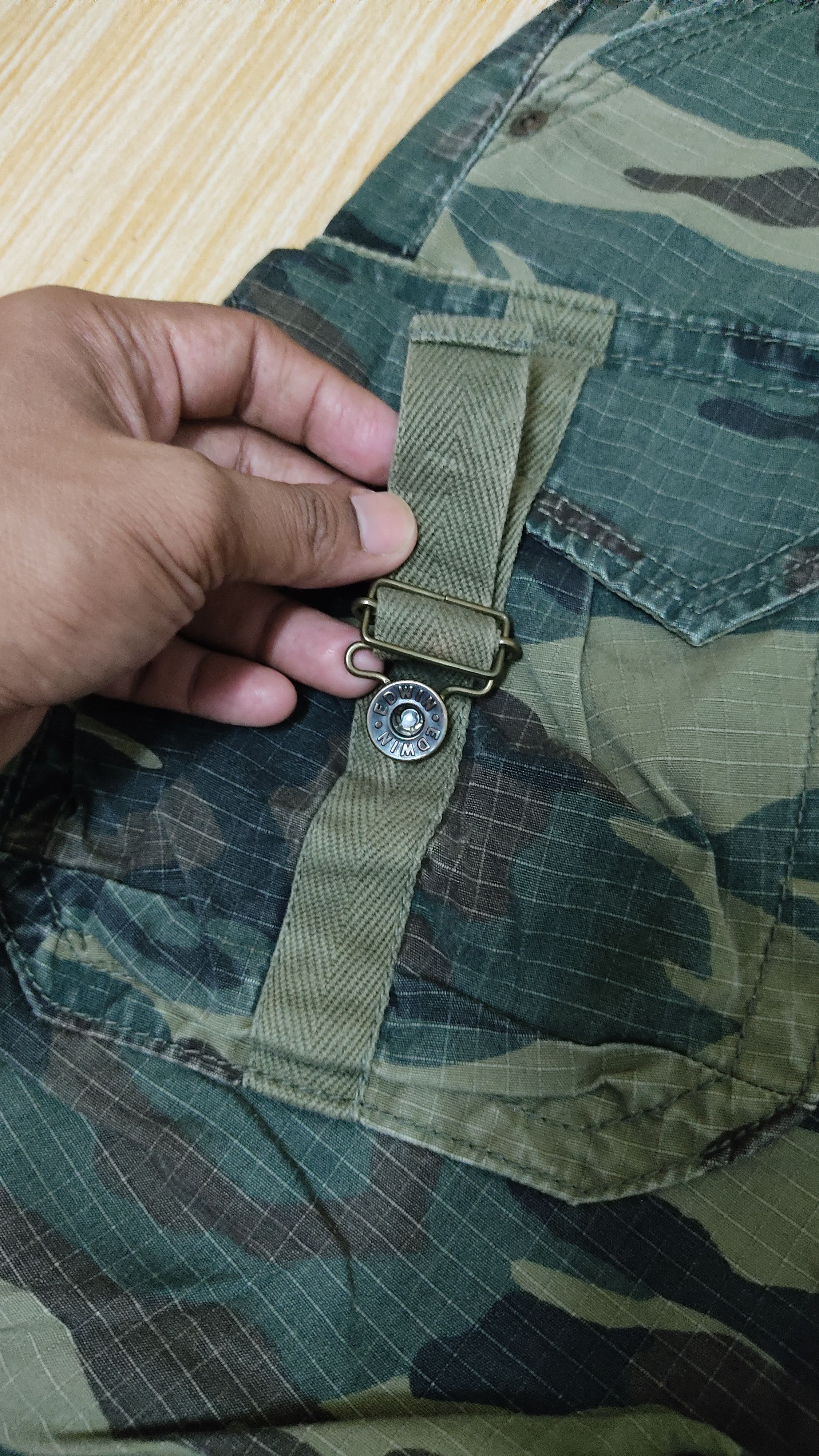 Edwin × Japanese Brand EDWIN CAMO CARGO PANTS Size US 30 / EU 46 - 14 Thumbnail