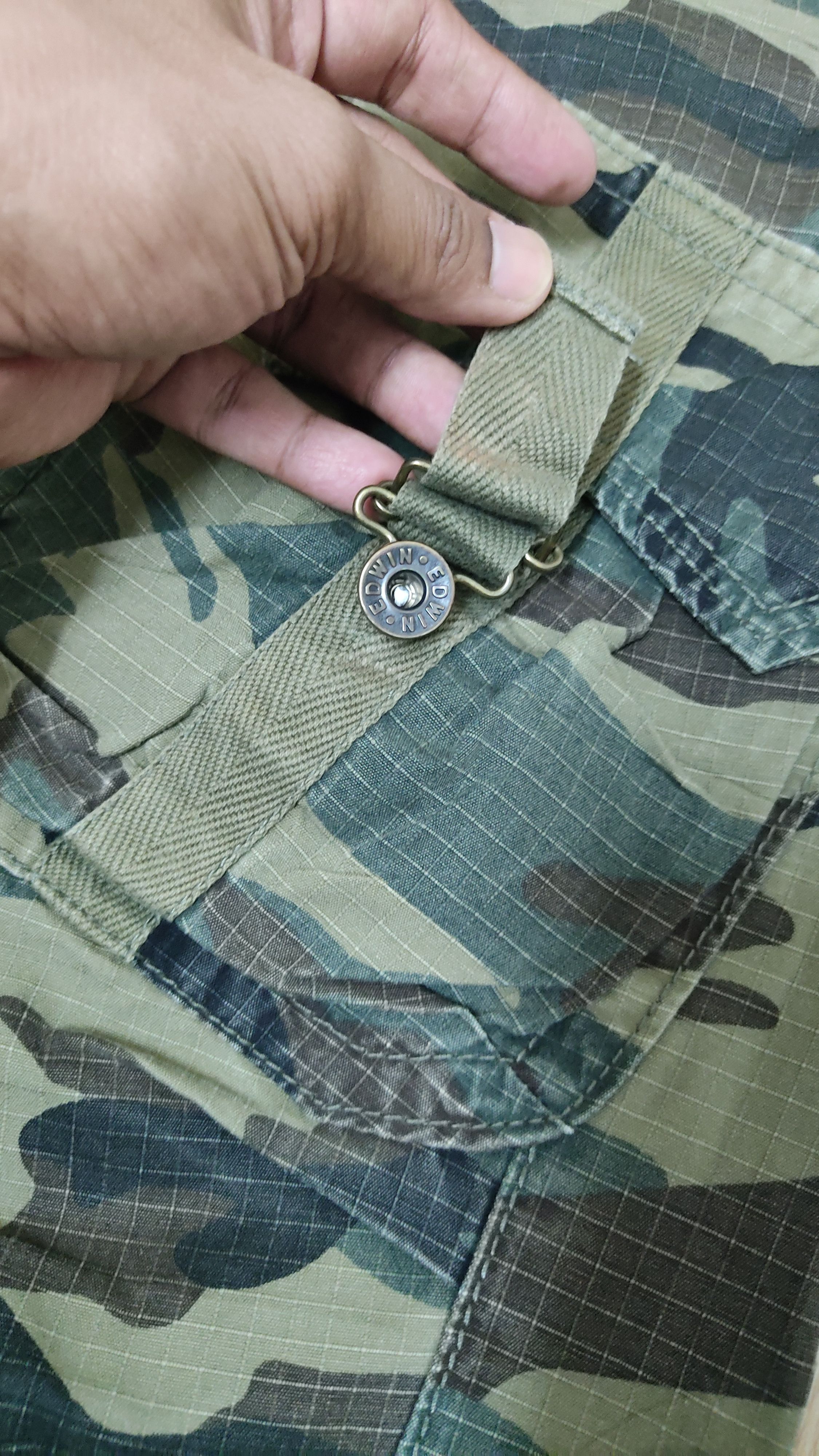 Edwin × Japanese Brand EDWIN CAMO CARGO PANTS Size US 30 / EU 46 - 15 Thumbnail