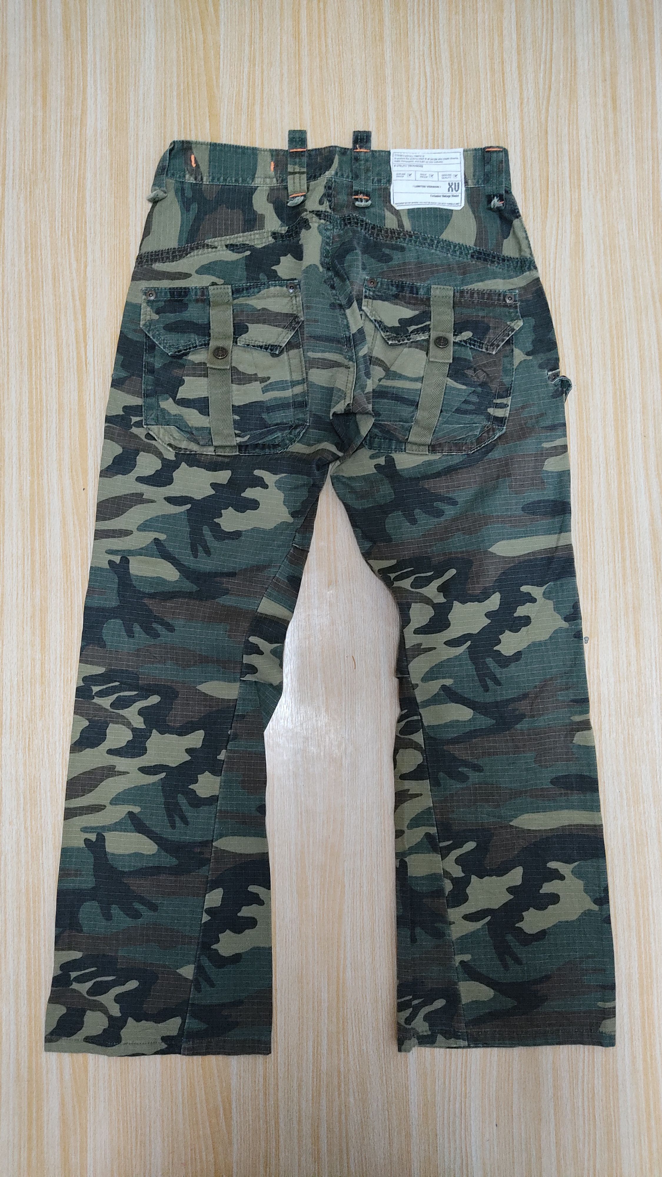 Edwin × Japanese Brand EDWIN CAMO CARGO PANTS Size US 30 / EU 46 - 10 Thumbnail