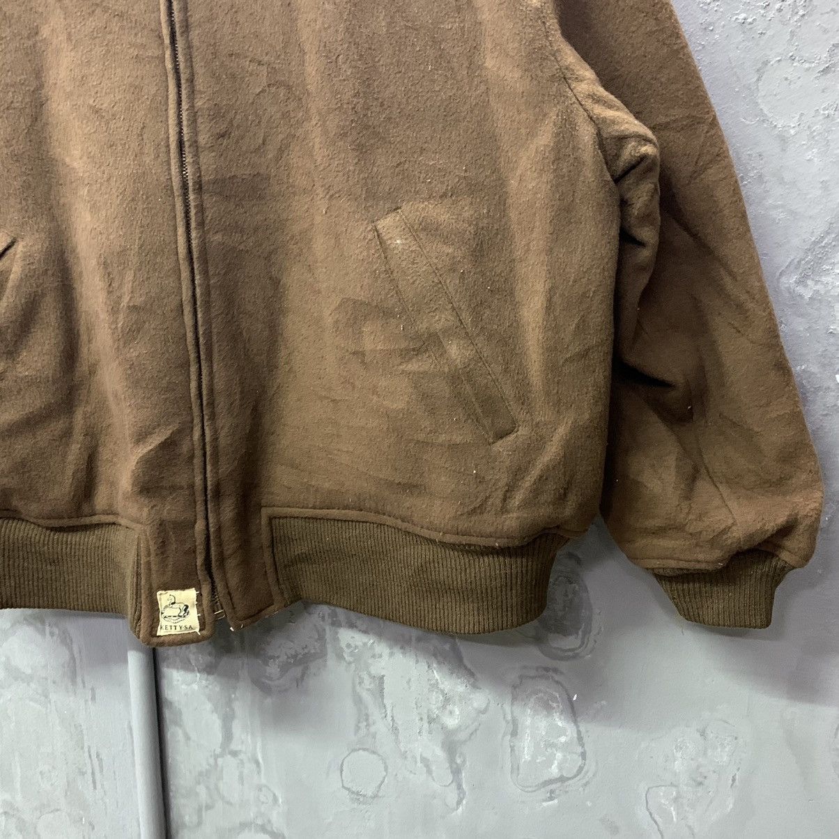 Japanese Brand × Vintage Vintage Ketty Sa Spell Out Varsity Jacket Size US L / EU 52-54 / 3 - 5 Thumbnail