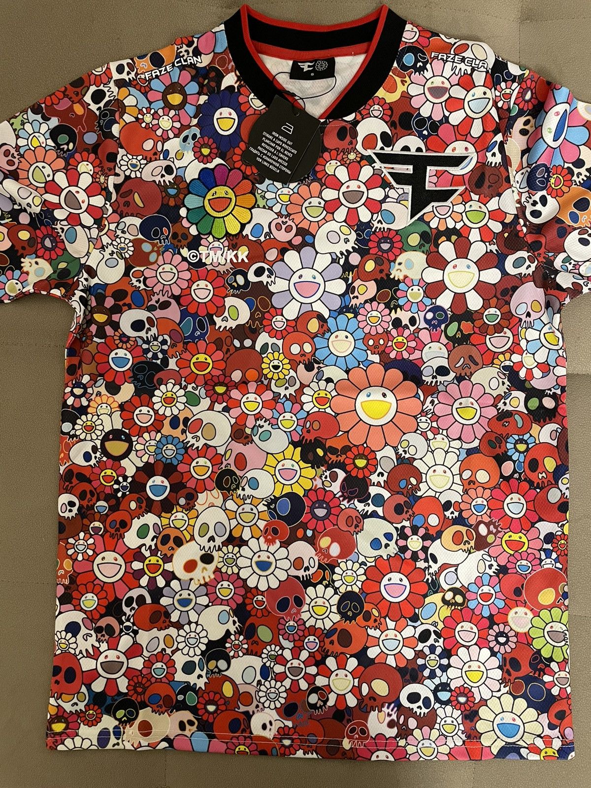 Takashi Murakami X Faze Jersey Small Red