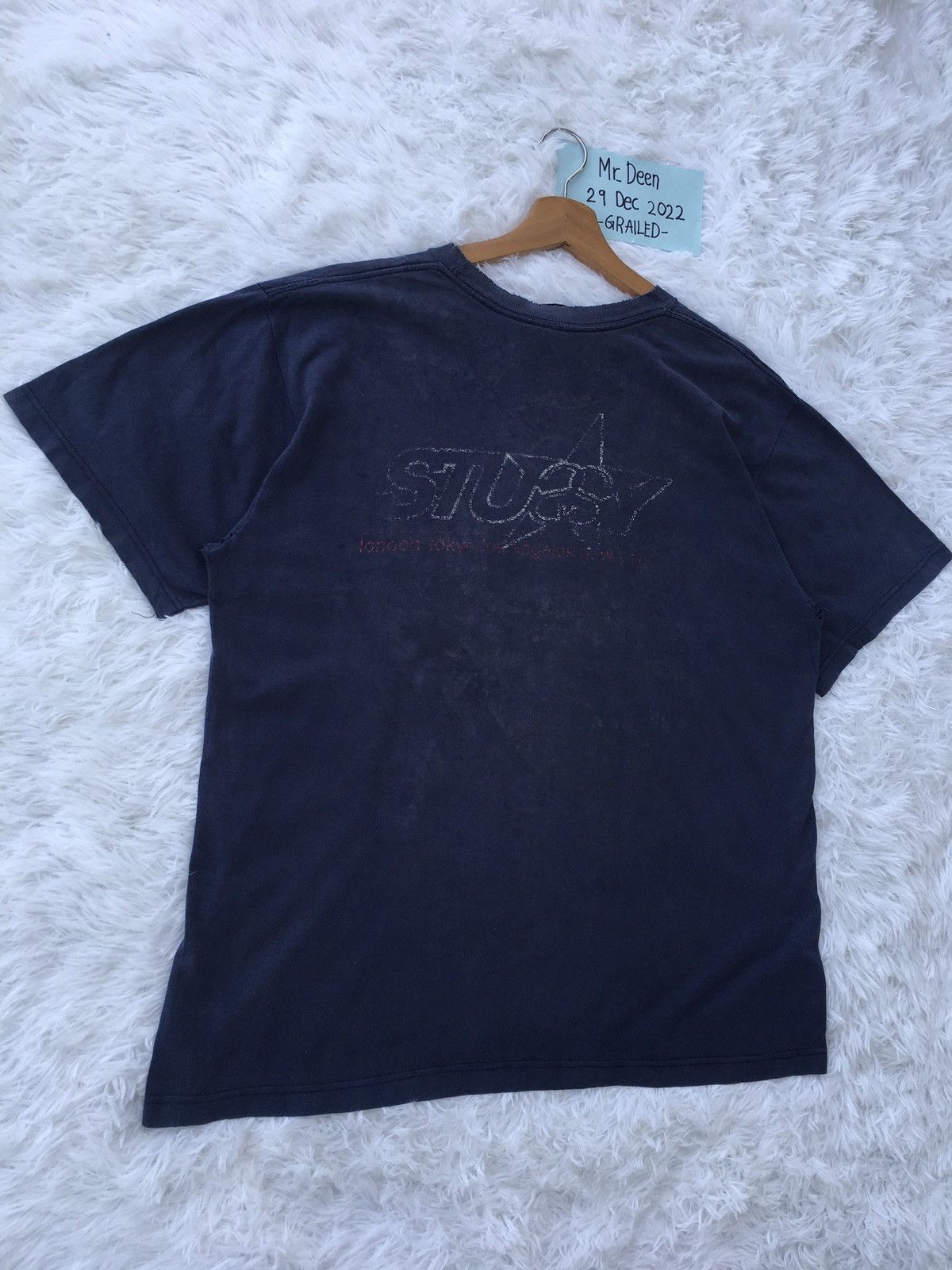 Stussy Rare Vtg Stussy London, Tkyo,L.A, New York Spellout Tshirt Size US L / EU 52-54 / 3 - 3 Thumbnail