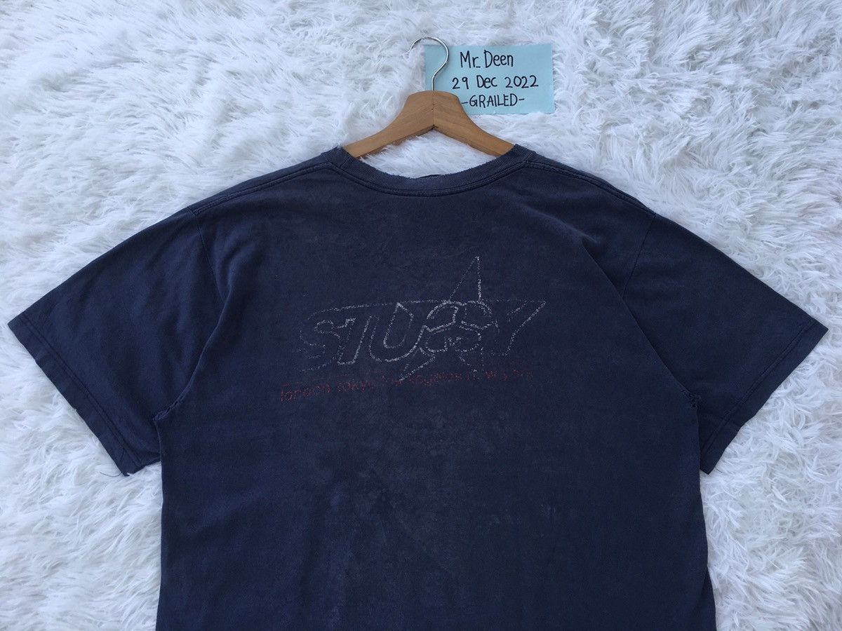 Stussy Rare Vtg Stussy London, Tkyo,L.A, New York Spellout Tshirt Size US L / EU 52-54 / 3 - 1 Thumbnail