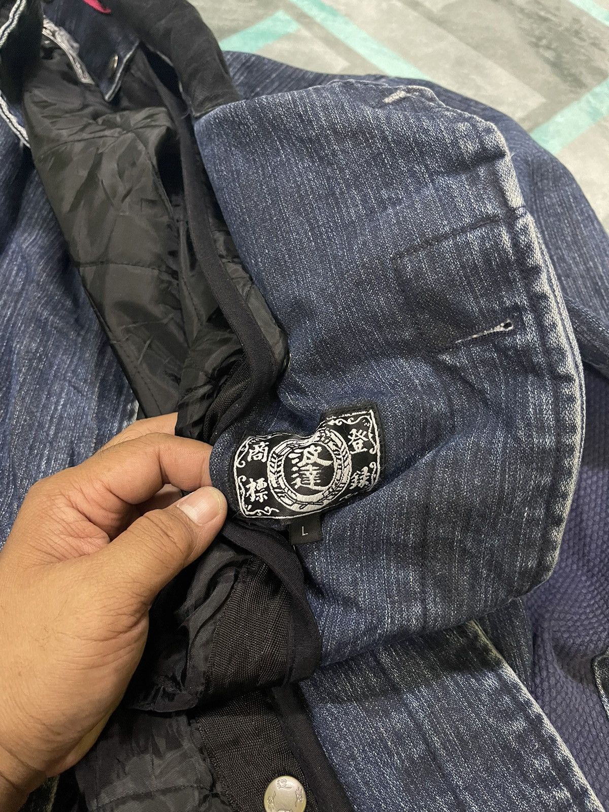 Japanese Brand × Vintage VINTAGE DENIM OVER JACKET Size US L / EU 52-54 / 3 - 18 Thumbnail