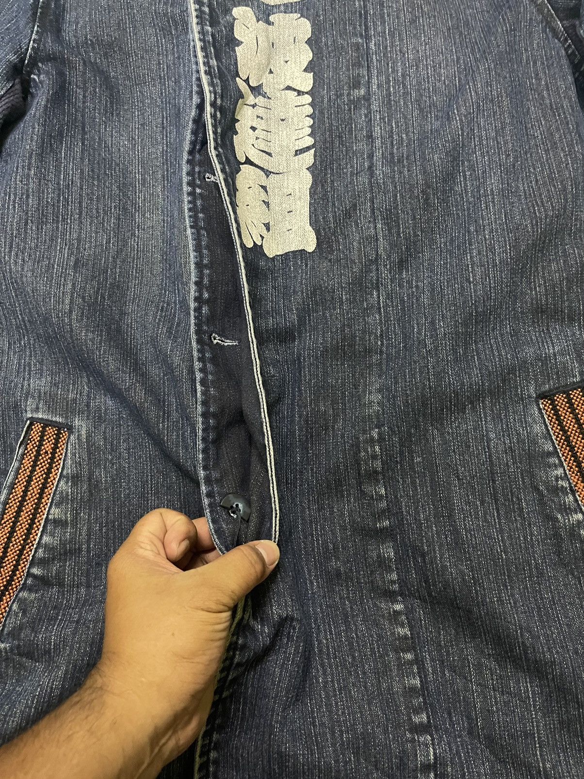 Japanese Brand × Vintage VINTAGE DENIM OVER JACKET Size US L / EU 52-54 / 3 - 16 Thumbnail