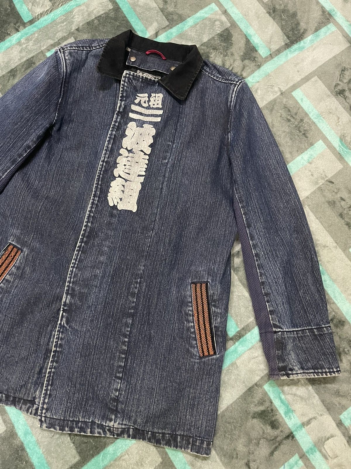 Japanese Brand × Vintage VINTAGE DENIM OVER JACKET Size US L / EU 52-54 / 3 - 4 Thumbnail