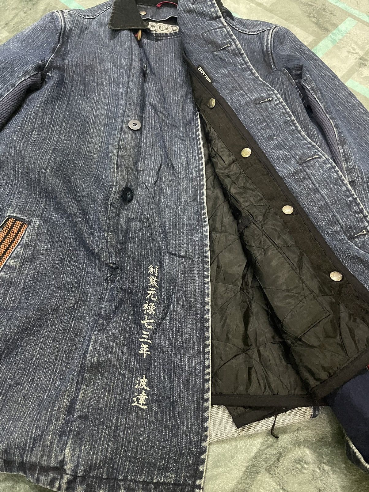 Japanese Brand × Vintage VINTAGE DENIM OVER JACKET Size US L / EU 52-54 / 3 - 17 Thumbnail