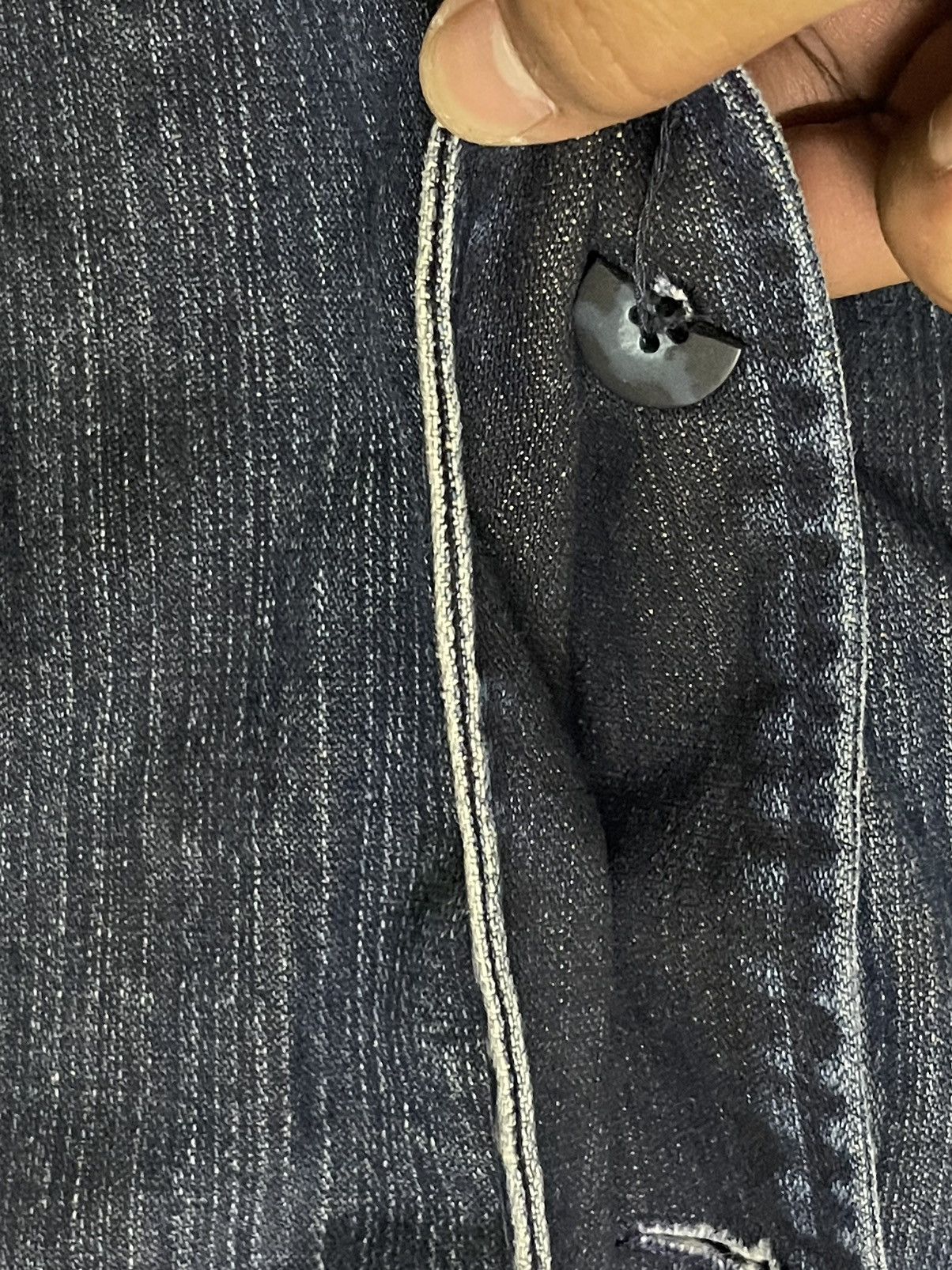 Japanese Brand × Vintage VINTAGE DENIM OVER JACKET Size US L / EU 52-54 / 3 - 15 Thumbnail