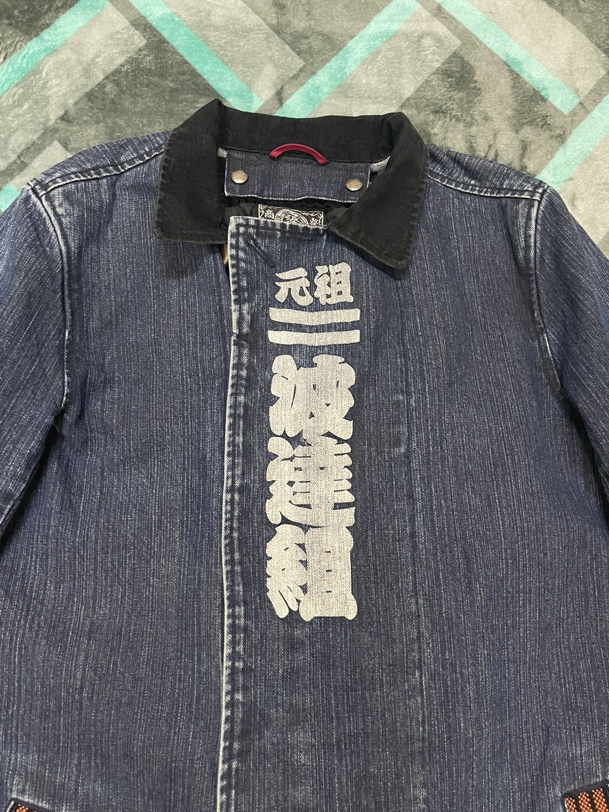 Japanese Brand × Vintage VINTAGE DENIM OVER JACKET Size US L / EU 52-54 / 3 - 6 Thumbnail