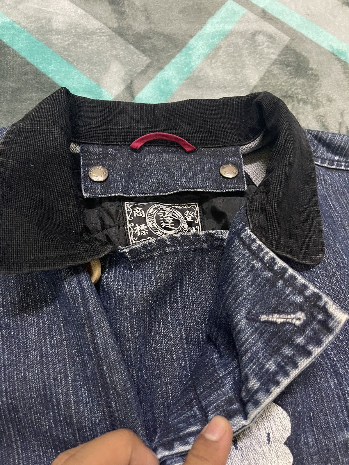 Japanese Brand × Vintage VINTAGE DENIM OVER JACKET Size US L / EU 52-54 / 3 - 8 Thumbnail