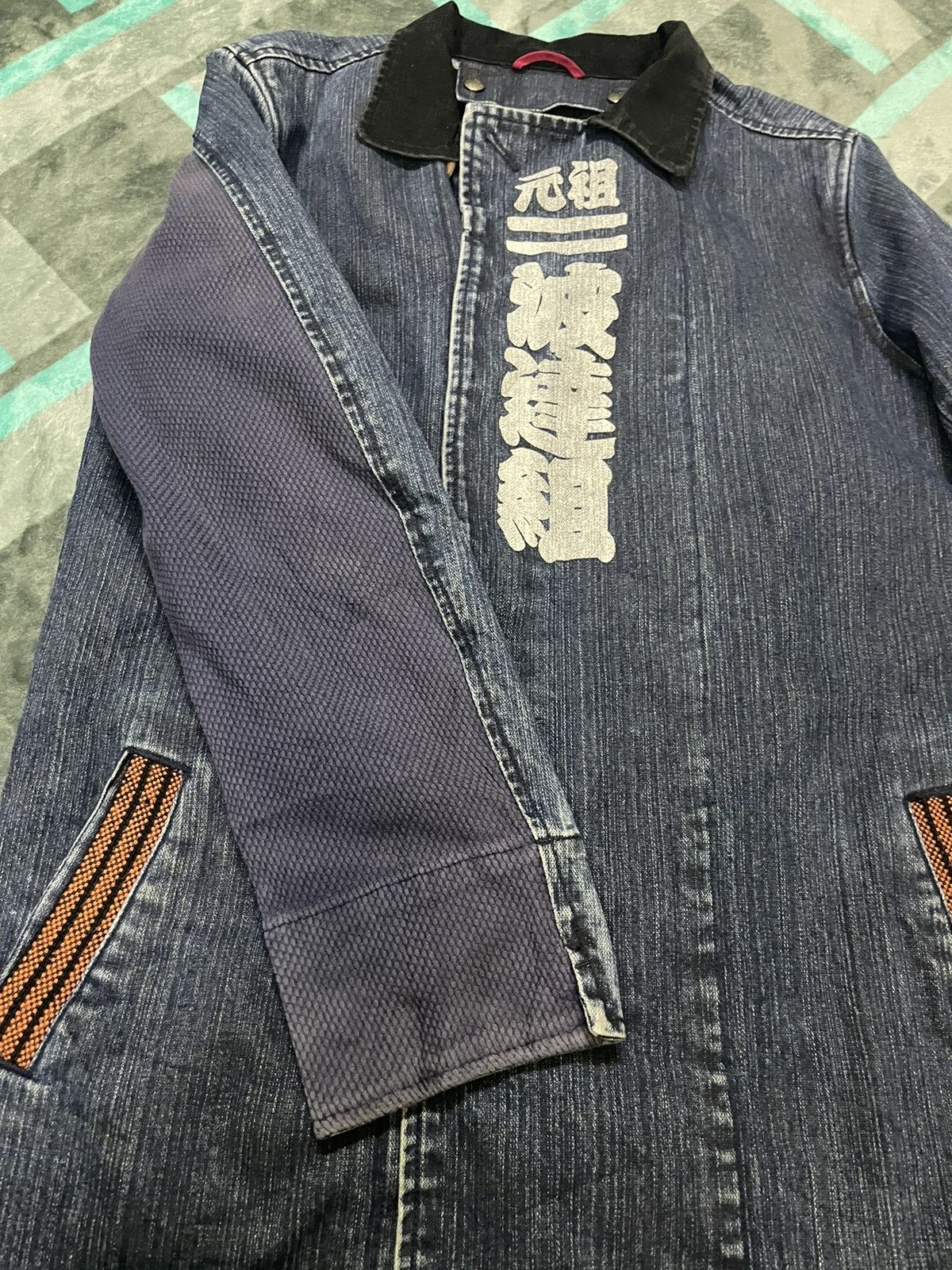 Japanese Brand × Vintage VINTAGE DENIM OVER JACKET Size US L / EU 52-54 / 3 - 10 Thumbnail