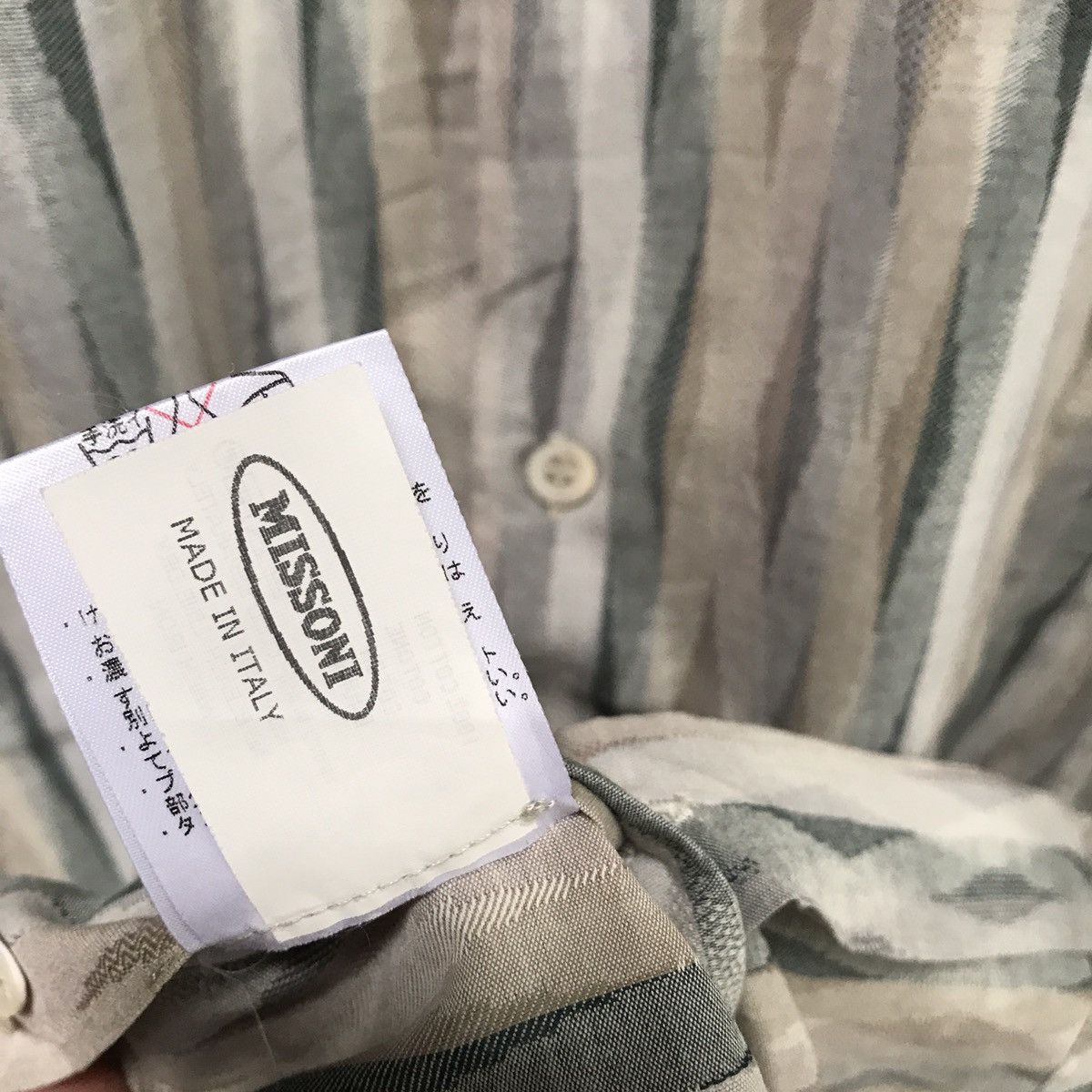 Missoni × Vintage VINTAGE MISSONI SHIRT BUTTON UP SHIRT Size US M / EU 48-50 / 2 - 6 Thumbnail