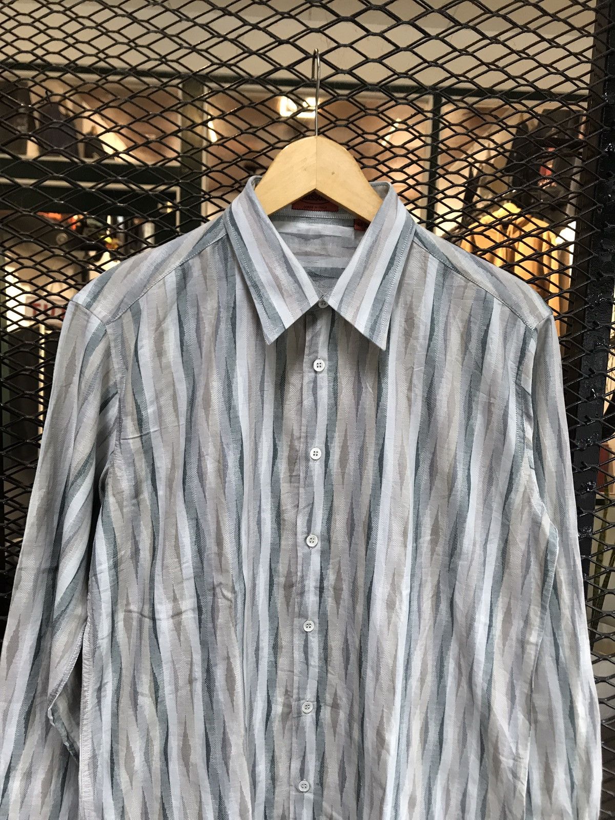 Missoni × Vintage VINTAGE MISSONI SHIRT BUTTON UP SHIRT Size US M / EU 48-50 / 2 - 2 Thumbnail