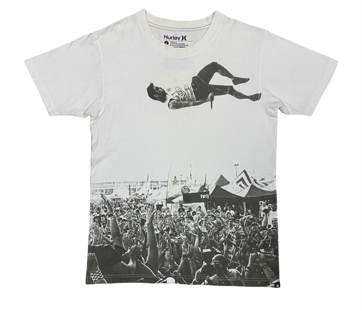Hurley HURLEY T Shirt x Very Rare Design x Japanese Size US L / EU 52-54 / 3 - 1 Thumbnail