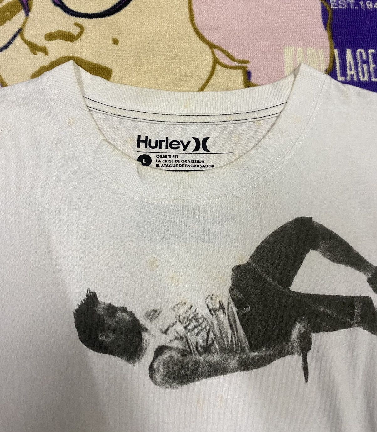 Hurley HURLEY T Shirt x Very Rare Design x Japanese Size US L / EU 52-54 / 3 - 7 Thumbnail