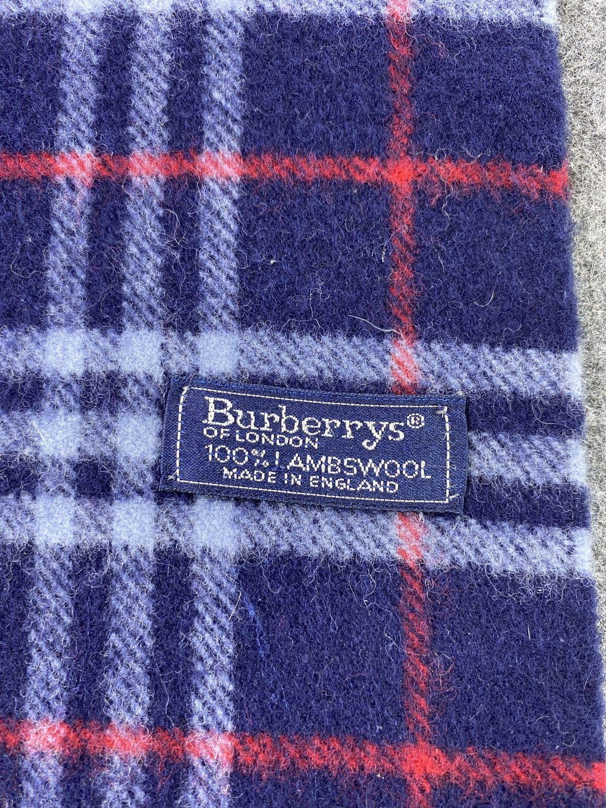Burberry Vintage Burberry Wool Scarf/Muffler/Neckwear -T256 Size ONE SIZE - 4 Thumbnail