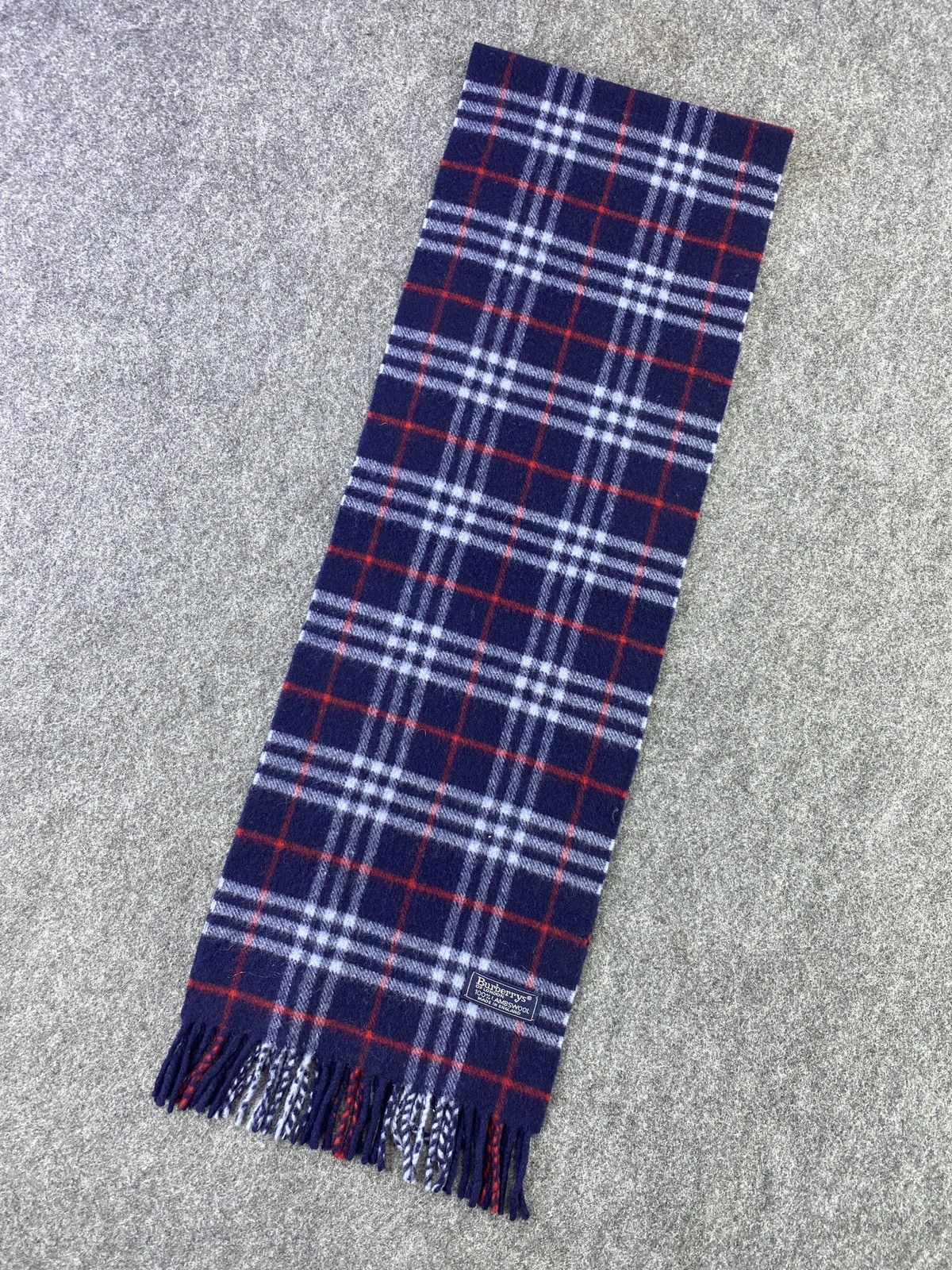 Burberry Vintage Burberry Wool Scarf/Muffler/Neckwear -T256 Size ONE SIZE - 2 Thumbnail