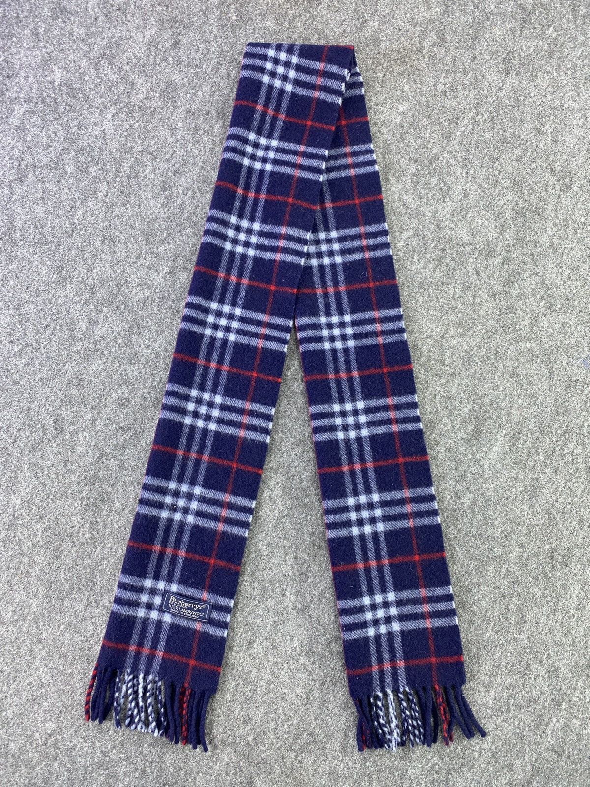 Burberry Vintage Burberry Wool Scarf/Muffler/Neckwear -T256 Size ONE SIZE - 3 Thumbnail
