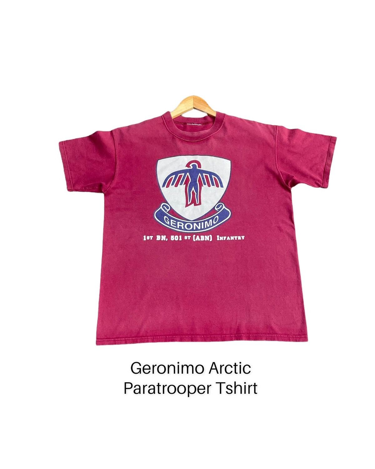 Japanese Brand Geronimo Arctic Paratrooper Tshirt Size US L / EU 52-54 / 3 - 1 Thumbnail
