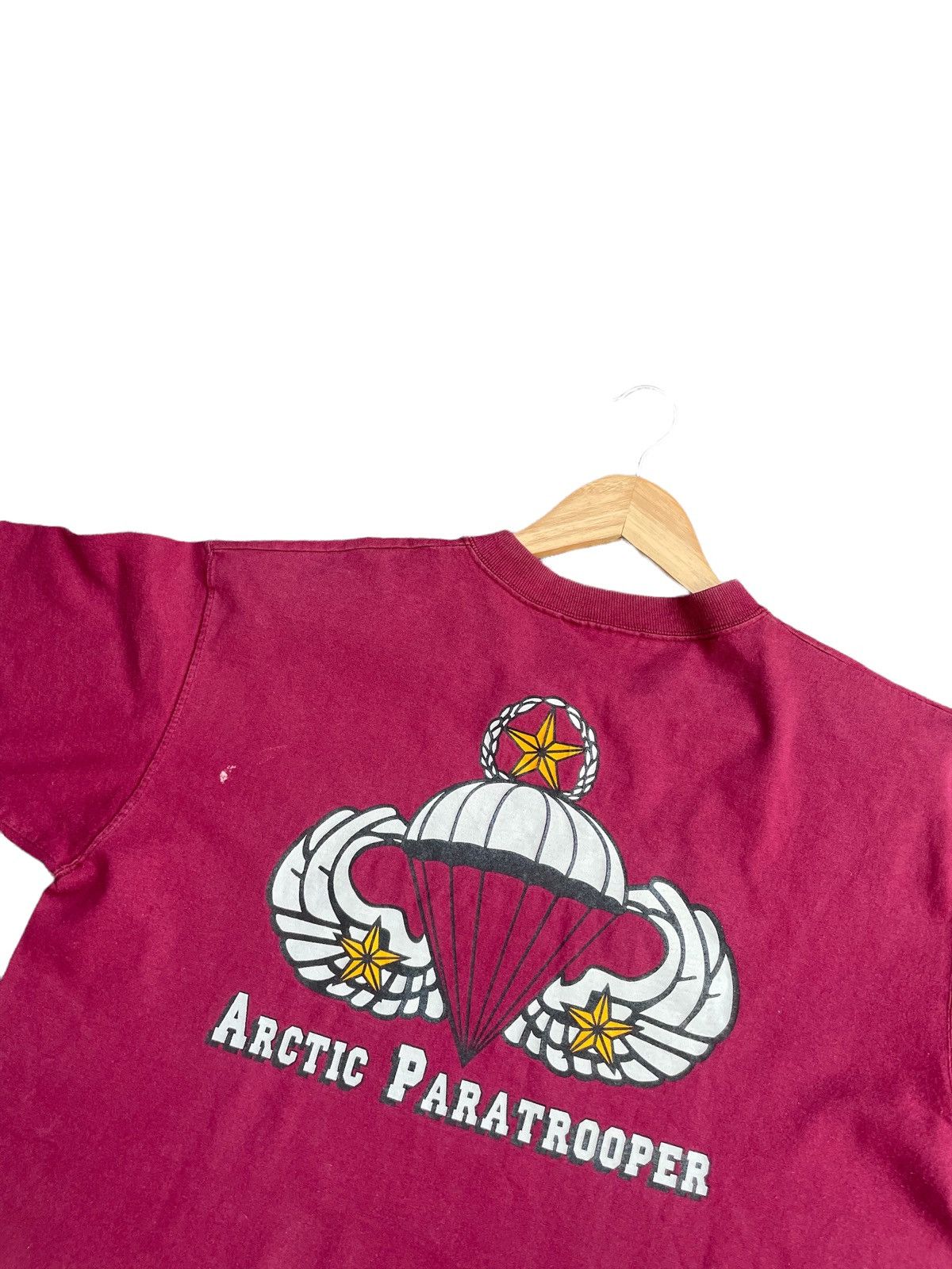 Japanese Brand Geronimo Arctic Paratrooper Tshirt Size US L / EU 52-54 / 3 - 7 Thumbnail
