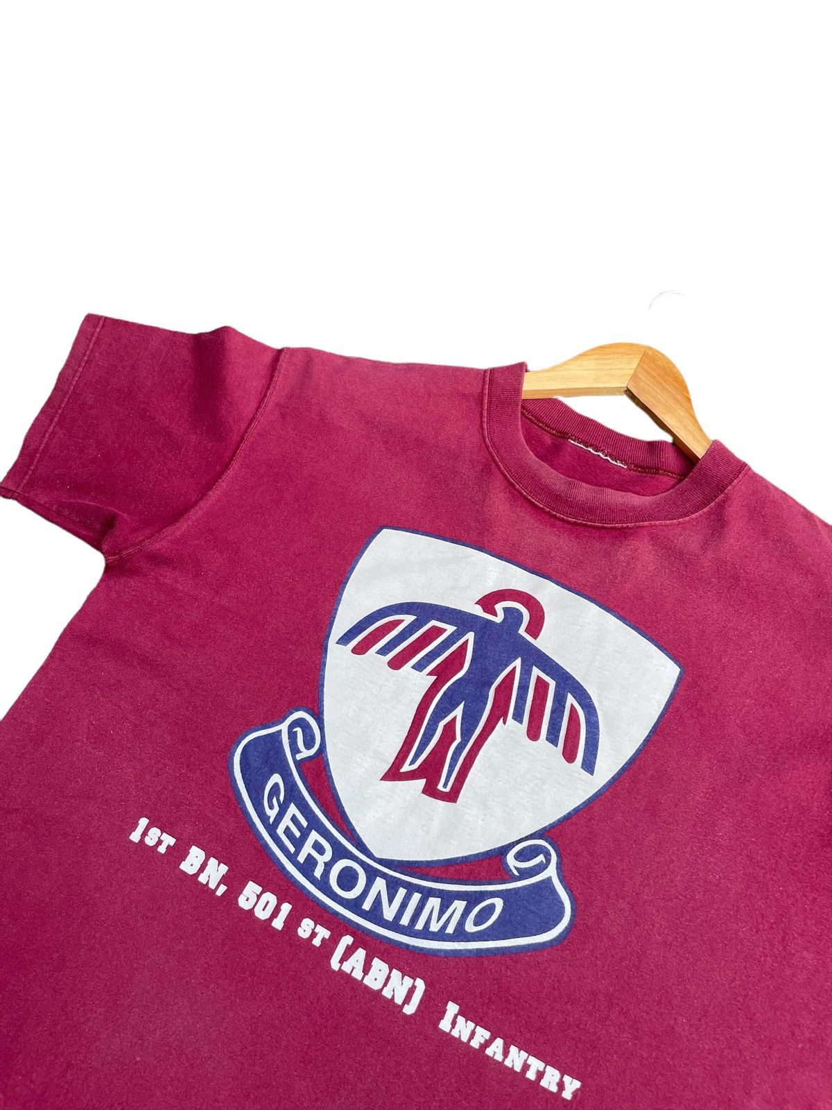 Japanese Brand Geronimo Arctic Paratrooper Tshirt Size US L / EU 52-54 / 3 - 4 Thumbnail