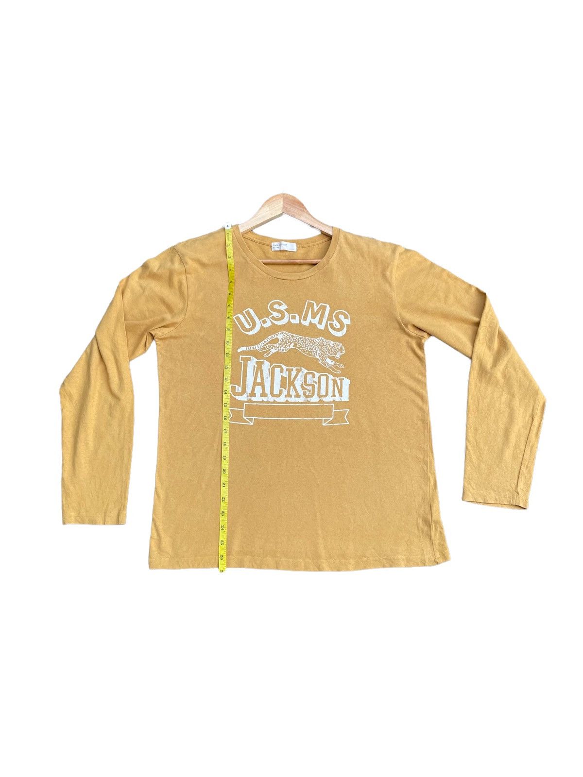 Japanese Brand Back Number USMS Jackson Tshirt Size US L / EU 52-54 / 3 - 3 Thumbnail