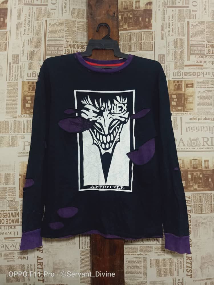VINTAGE RARE HEX ANTI STYLE Japan Skate Shirt