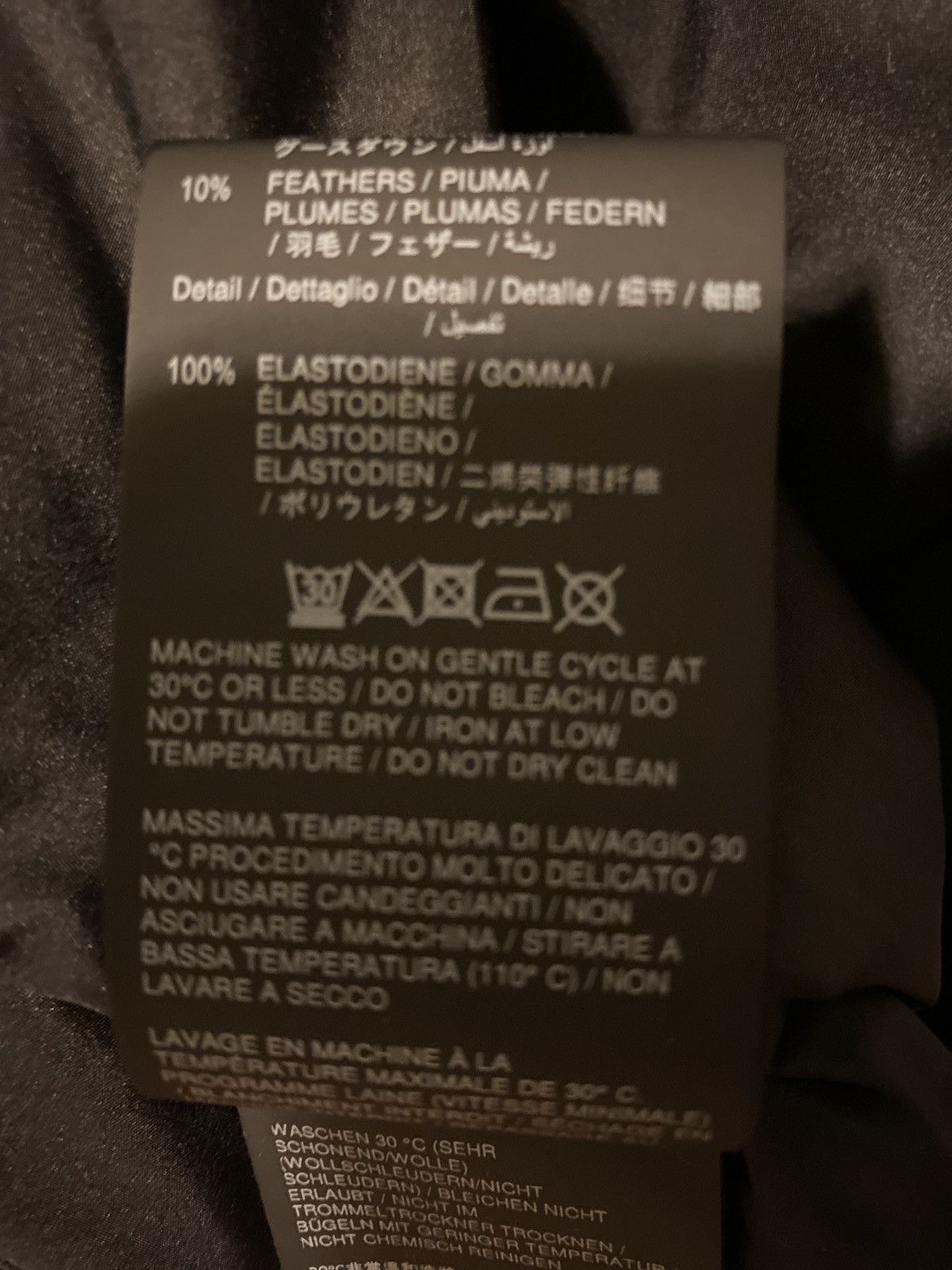 HERON PRESTON Black Down Puffer Jacket