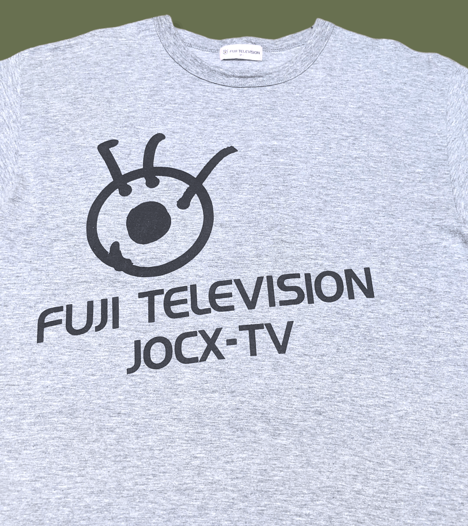 Japanese Brand × Vintage Vintage 90s Fuji Television Japan Logo T 