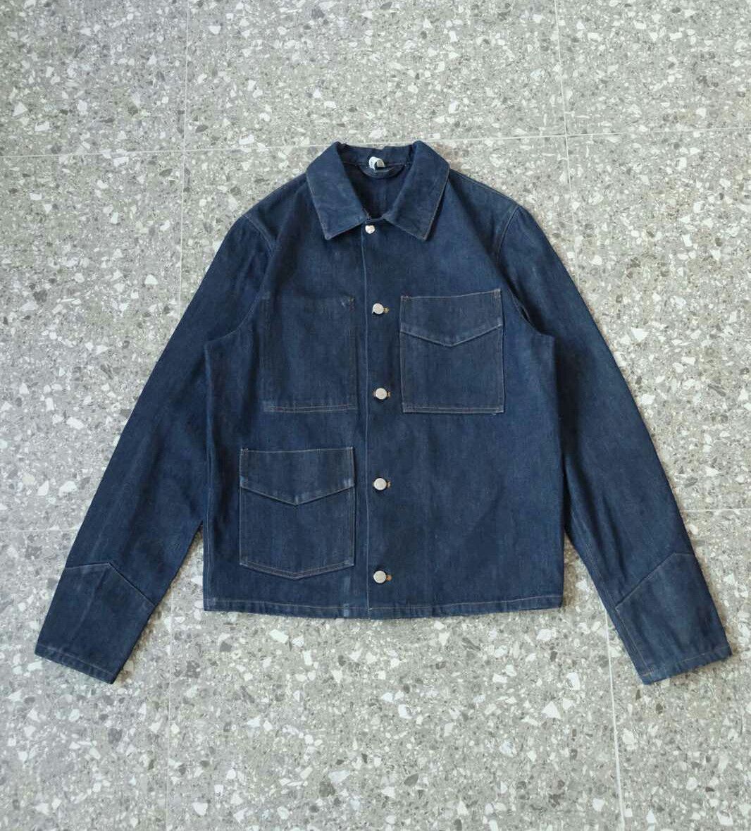 Pre-owned Helmut Lang Archive Piece  Jeans Chore Denim Jacket In Blue